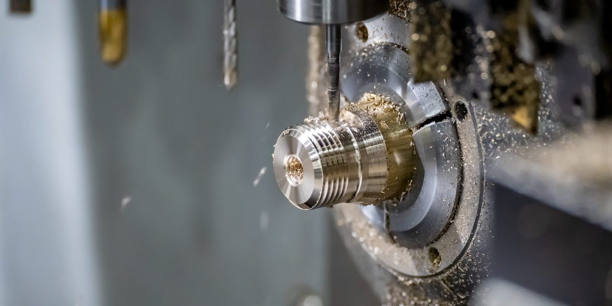 Swiss Lathe up close