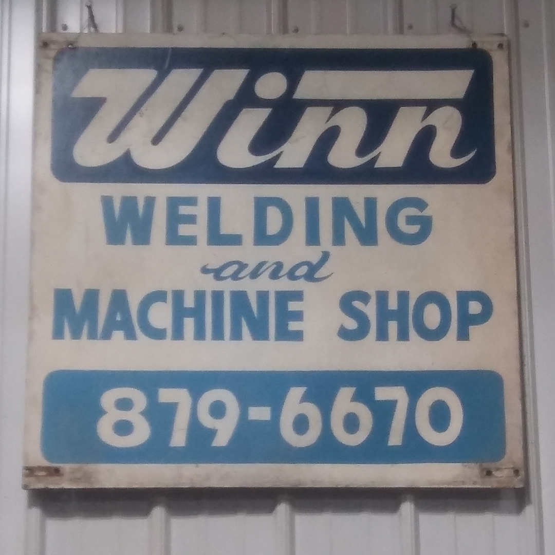 Winn Welding and Machine Shop Michigan City Sign